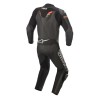 ALPINESTARS GP FORCE CHASER LEATHER SUIT PC BLACK RED FLUO