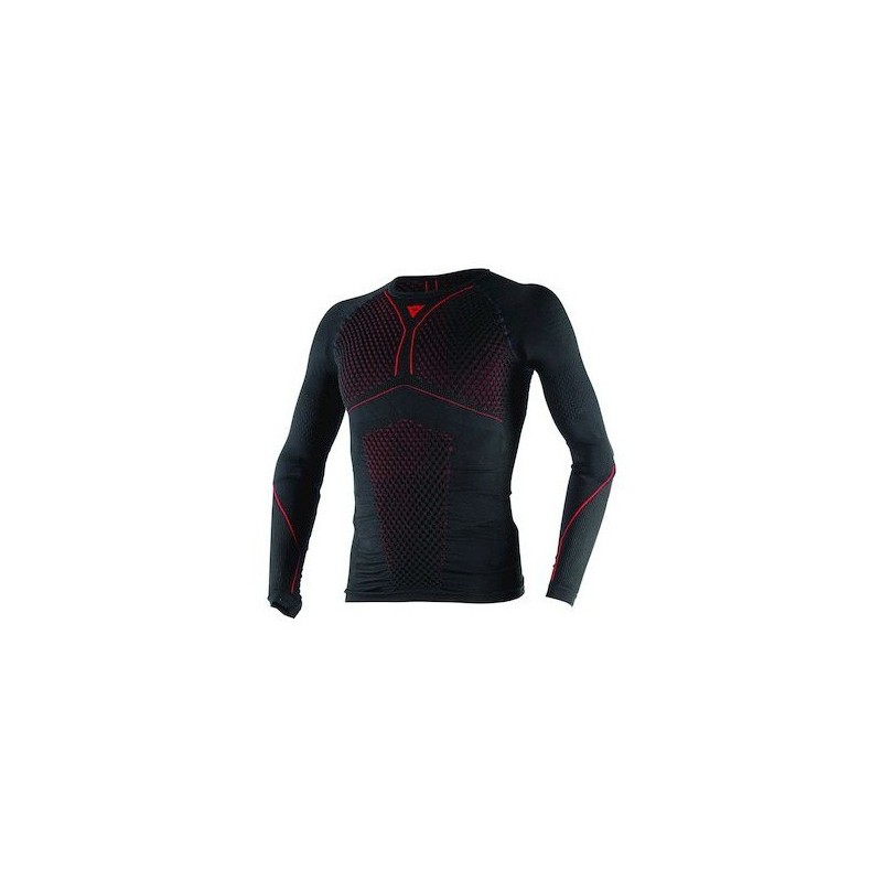 DAINESE T-SHIRT THERMIQUE D-CORE THERMO TEE LS Noir/Rouge
