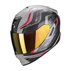 Scorpion casque moto EXO-1400 AIR ATTUNE Gris-Noir-Rouge