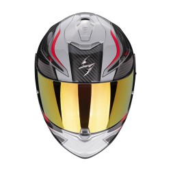 Scorpion casque moto EXO-1400 AIR ATTUNE Gris-Noir-Rouge