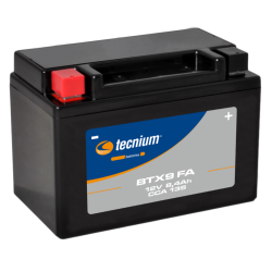 TECNIUM Batterie sans entretien activé usine - BTX9