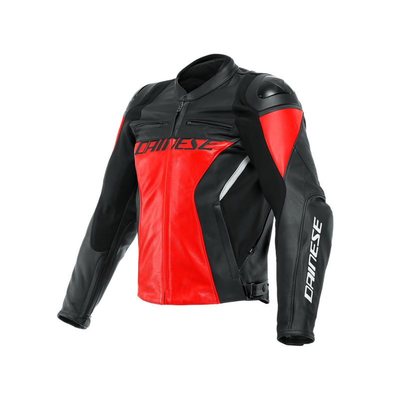 DAINESE RACING 4 LEATHER JACKET LAVA-RED/BLACK