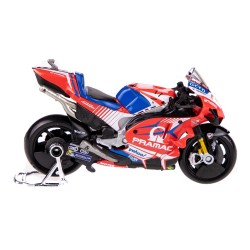 MAISTO maquette Ducati Pramac racing Zarco 2021 1/18eme