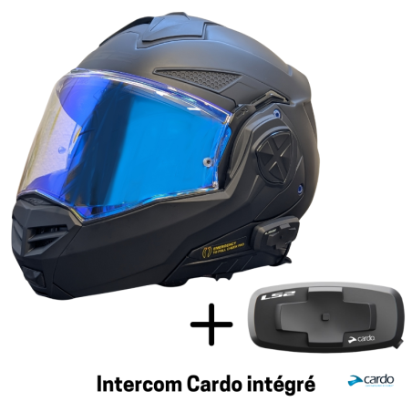 Casque Moto Modulable Bluetooth Intégral ECE Homologué – Double Visière, Confort Premium Homme/Femme